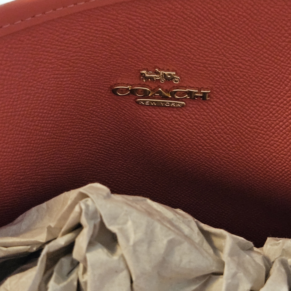 Coach Floral Tote - Brown and Pink - Picture 9 of 15